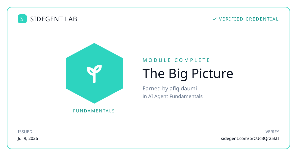 The Big Picture badge